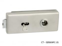 CT - 18000 Kování na skleněné dveře NP - Nikl perla