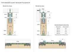 SC - POSUVNÝ SYSTÉM SERIES 100 SILENT FILO S 40 KG SP BS - Černá matná