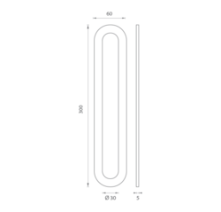 JNF - Mušle na sklo IN.16.563.A BN - Broušená nerez