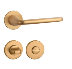 Klika na dveře AS - HIACYNTA - R 5S OLS - Mosaz broušená