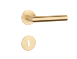 Klika na dveře SH - OVAL - R 1750 3SM OLS - Mosaz broušená