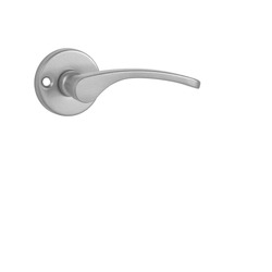 Klika na dveře KE - LAURA - R Stříbrná