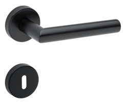 Klika na dveře TI - FAVORIT - R AP 2002 BS - Černá matná (153)