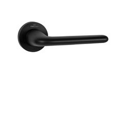 Klika na dveře CE - LEAS - R BS - Černá matná