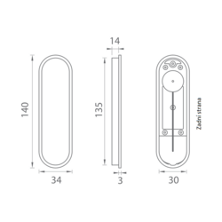 PR - Mušle bez otvoru 2648Z NP - Nikl perla