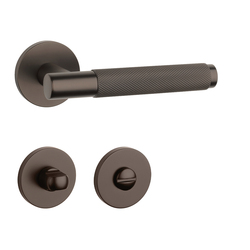 Klika na dveře AT - MOLINIA - R 7S HNM - Hnědá matná