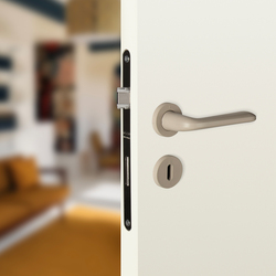 Klika na dveře VM - SNAPP - R Šedobéžová matná (90)