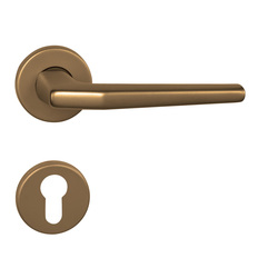 Klika na dveře BA - LUCIA - R F4 - Bronz elox