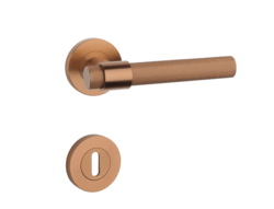 Klika na dveře SH - OVAL - R 1743 PRO 8 MM CUM PVD - Měď matná PVD