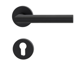 Klika na dveře GK - LUCIA - R Grafit černá (78)