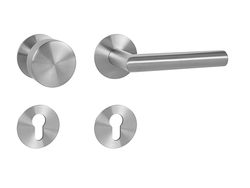 Klika na dveře MP - FAVORIT - R 3SM BN - Broušená nerez