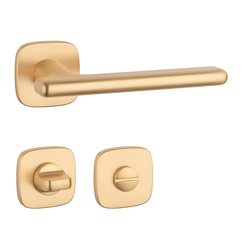 Klika na dveře AS - MARANTA - QR 7S OLS - Mosaz broušená