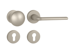 Klika na dveře FO - MILLY - R NP - Nikl perla