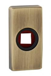 FT - Rozeta 276 - POD kliky - 60 x 30 mm OGS - Bronz česaný matný