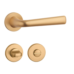 Klika na dveře AS - TULIPA - R 7S OLS - Mosaz broušená