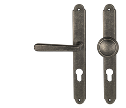 Klika na dveře NI - ALT WIEN Štít OGA - Antik šedá