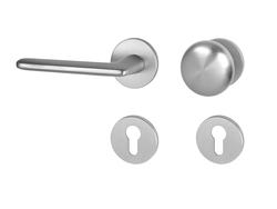 Klika na dveře MP - ELIPTICA - R S6 OCS - Chrom broušený