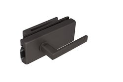 TI - ZÁMEK na sklo s klikou SONIA 4014 - bez otvoru T - Titan (141)