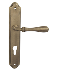 Klika na dveře FO - CARINA - SO OGS - Bronz česaný matný