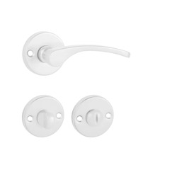 Klika na dveře KE - LAURA - R Bílá