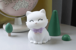 DHINK434-21 DHK - Silikonová noční lampička - Kočka 