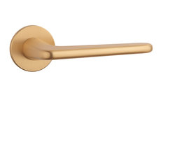 Klika na dveře AS - LIRA - R 5S OLS - Mosaz broušená