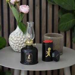 SN - OLEJOVÁ LAMPA Černá lesklá / zlatý lesklý emblém