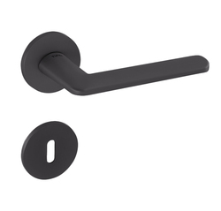 Klika na dveře TI - ELIPTICA - R 3098 5S BS PVD - Černá matná PVD (155)