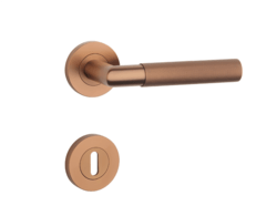 Klika na dveře SH - OVAL - R 1742 PRO 8 MM CUM PVD - Měď matná PVD