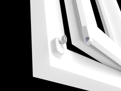 PD - Výsuvná západka s uzamykáním WS - Bílá matná (RAL9016)