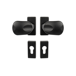 Madlo na dveře WA - MADLO FELIX - UR Černá strukturovaná (RAL 9005)