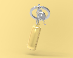 MTM10I MTM - KLÍČENKA - Písmeno I 