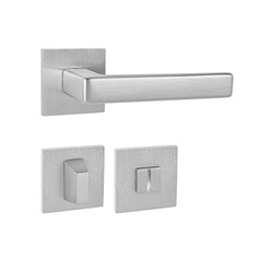 Klika na dveře TI - SONIA - HR 3095Q 5S OCS - Chrom broušený (96)