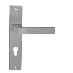 Klika na dveře MP - QUADRA - SH BN - Broušená nerez