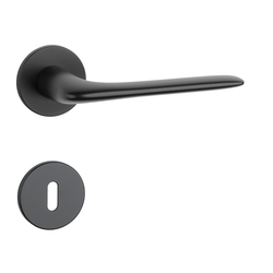 Klika na dveře AS - VIOLA - R 5S BS - Černá matná