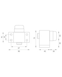 LR - Průmyslová zarážka Stříbrná