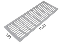 SRL - ALFA větrací mřížka šířka 150 x 1000 mm F1 - Stříbrný elox
