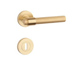 Klika na dveře SH - OVAL - R 1743 PRO 8 MM OLS - Mosaz broušená