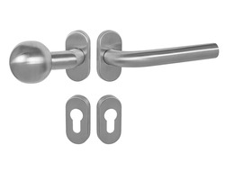 Klika na dveře MP - MONA - UOR BN - Broušená nerez