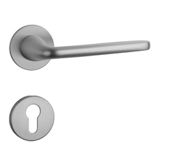 Klika na dveře AS - HIACYNTA - R 5S OCS - Chrom broušený