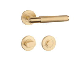 Klika na dveře SH - OVAL - R 1741 PRO 8 MM OLS - Mosaz broušená