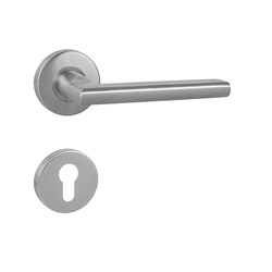 Klika na dveře MP - DANIELA - R BN - Broušená nerez