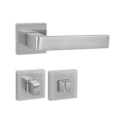 Klika na dveře FO - ASTI - HR OCS - Chrom broušený