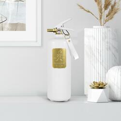 SN - HASICÍ PŘÍSTROJ 2 KG Bílá lesklá / zlatý lesklý emblém