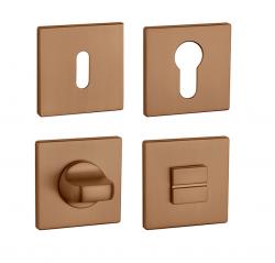 Rozeta ke klice AS - ROZETA - HR 5S CUM PVD - Měď matná PVD