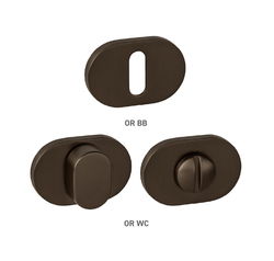 Rozeta ke klice MPK - ROZETA IMPRESSA - OR HNM - Hnědá matná