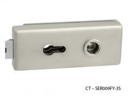 CT - 18000 Kování na skleněné dveře NP - Nikl perla