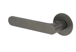 Klika na dveře GK - AVUS PIATTA S - R - S2L s uzamykáním Kašmír šedá (27)