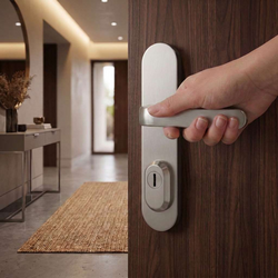 Bezpečnostní kování RC4 MPK - SECURO INOX S01 PLUS - SO TARA BN - Broušená nerez