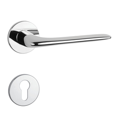 Klika na dveře AS - VIOLA - R 5S OC - Chrom lesklý